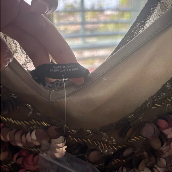 Bebe Gray Sleeveless V-Neck Bodycon Dress - Picture 3 of 4